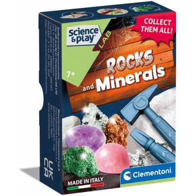 Clementoni Science&Play Geologická minisada Skály a minerály – Zboží Dáma
