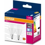 Osram 2PAK LED žárovka LED E14 P45 7W = 60W 806lm 4000K Neutrální bílá 200° VALUE – Zboží Živě