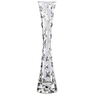 Bohemia Crystal ysoká broušená váza 80A03/455mm - brus Stars – Hledejceny.cz