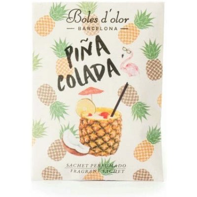Boles d´olor Vonný sáček kapesní malý papírový 5,5 x 7,5 x 0,3 cm Piňa Colada – Zboží Dáma