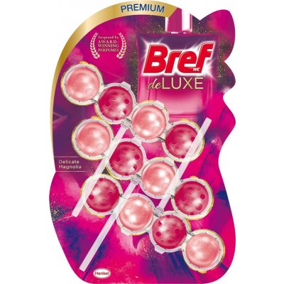 Bref DeLuxe WC blok Magnolia 3×50 g – Sleviste.cz