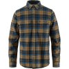 Pánská Košile Fjällräven Singi Heavy Flannel Shirt Dark Navy-Buckwheat Brown