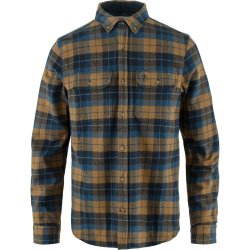 Fjällräven Singi Heavy Flannel Shirt Dark Navy-Buckwheat Brown