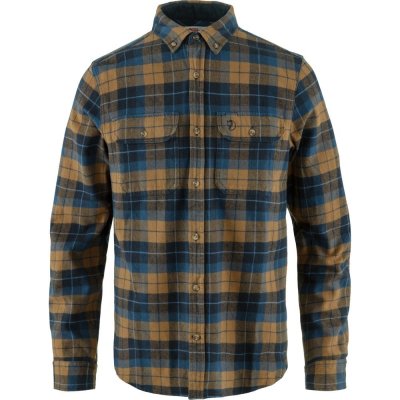 Fjällräven Singi Heavy Flannel Shirt Dark Navy-Buckwheat Brown