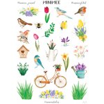 MINIMEE Papírové samolepky v aršíku A5 Ahoj JARO – Sleviste.cz