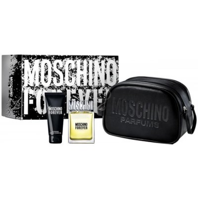 Moschino Forever EDT 100 ml + 100 ml Sprchový gél + kosmetická taška dárková sada – Zbozi.Blesk.cz