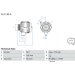 generátor BOSCH 0 986 041 990