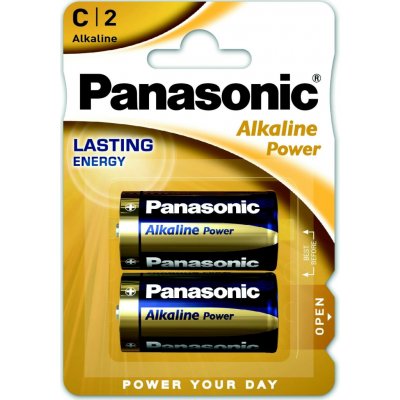 PANASONIC Alkaline Power C 2ks LR14APB/2BP – Zboží Mobilmania