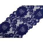 Elastická krajka / vsadka / běhoun šíře 14 cm Varianta: 1 modrá berlínská, Balení: 1 m – Zboží Dáma