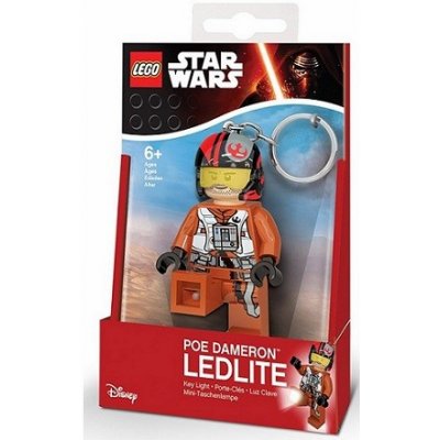 Přívěsek na klíče LEGO® Star Wars Led Poe Dameron Lgl KE95 – Zboží Mobilmania