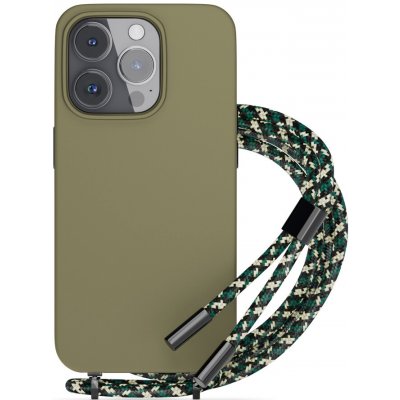 Pouzdro EPICO silikonové se šňůrkou iPhone 13 / 14 - zelené – Zboží Mobilmania
