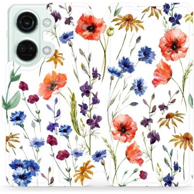 Mobiwear Flip OnePlus Nord 3 5G MP04S Luční kvítí – Zboží Mobilmania