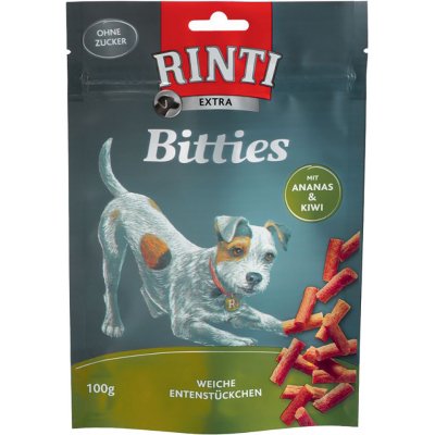 Rinti Extra Mini Bits kachna s ananasem & kiwi 4 x 100 g – Hledejceny.cz