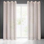 Takoy Závěs HANIA z etamínu zdobený puntíky-HF-409615 | 140 x 250 cm – Hledejceny.cz