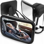 Retoozrcátko pro pozorování dítěte 19 cm x 30 cm černé – Zboží Dáma