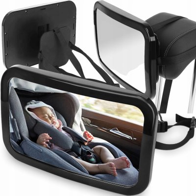 Retoozrcátko pro pozorování dítěte 19 cm x 30 cm černé – Zboží Dáma