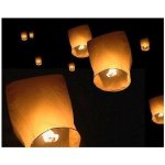 Lampion přání čepice Oranžová – Zboží Mobilmania