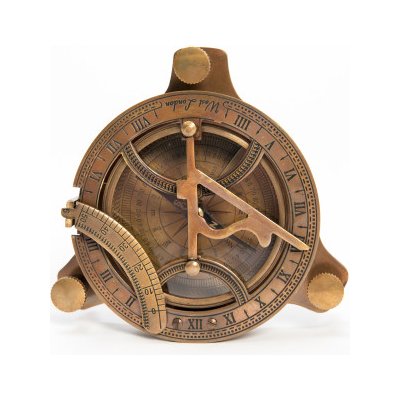 Shi Shakti Enterprises mosazný kompas se slunečními hodinami West London Old Times – Zboží Dáma