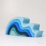 Grimm's Stavební kostky velké vlny, 6 ks – Hledejceny.cz