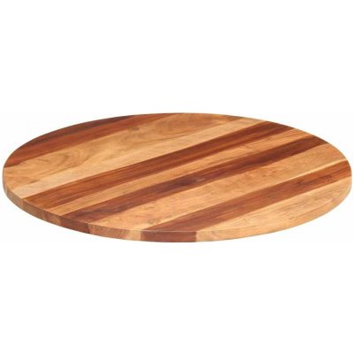 Omaxi 793245 Stolní deska masivní akáciové dřevo kulatá 25–27 mm 80 cm – Zboží Dáma