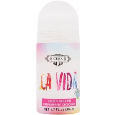 Cuba La Vida Ladie's Roll On antiperspirant roll-on 50 ml