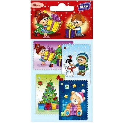 Jmenovky na dárky vánoční 10ks dětské – Hledejceny.cz