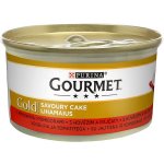 Gourmet Gold savoury cake pro kočky s hovězím a rajčaty 85 g – Zboží Mobilmania