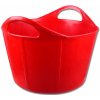 Vybavení stáje a sedlovny Waldhausen Plastový kbelík Flexi červený
