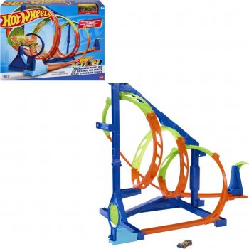 Hot Wheels Mattel Toys Twist Car Race Sets