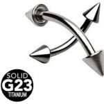 Šperky4U piercing do obočí titan TIT1015-12103 – Zboží Dáma
