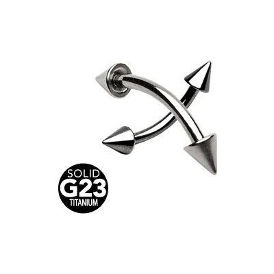 Šperky4U piercing do obočí titan TIT1015-12103 – Zboží Dáma