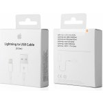 Apple ME291ZM/A iPhone Lightning Datový, 0,5m, bílý – Hledejceny.cz