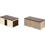 Noch Garáže, Laser-Cut stavebnice 14319 NO14319 – Zboží Dáma