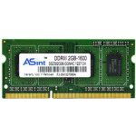 ASint SODIMM DDR3 2GB 1600MHz CL11 SSZ302G08-GGNHC – Sleviste.cz