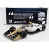 Sběratelský model Greenlight Chevrolet Team Ed Carpenter Racing N 21 Indianapolis Indy 500 Indycar Series 2023 R.veekay Bílé Zlato 1:18