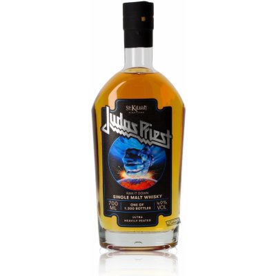 Judas Priest Ram It Down Ultra Heavily Peated Single Malt Whisky 49% 0,7 l (holá láhev) – Hledejceny.cz