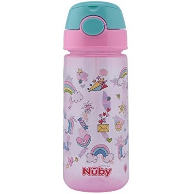 Nûby hrnek s brčkem Active růžový 540 ml – Zboží Mobilmania