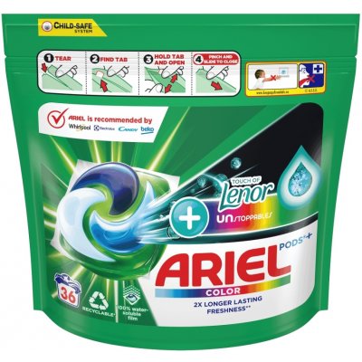 Ariel +Touch Of Lenor Unstoppables kapsle 36 PD – Zboží Mobilmania