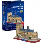 CubicFun 3D puzzle svítící Notre Dame de Paris 144 ks – Hledejceny.cz