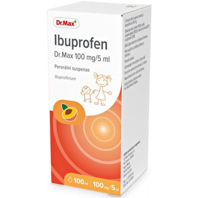 IBUPROFEN DR.MAX POR 100MG/5ML POR SUS 1X100ML – Zboží Mobilmania