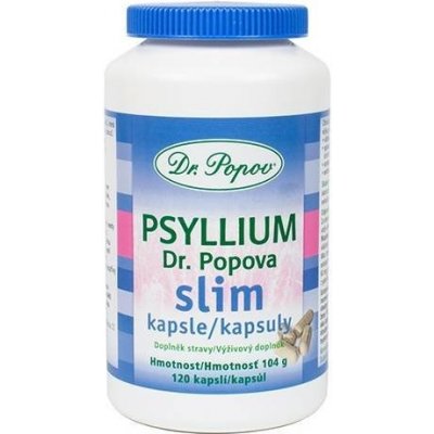 Dr.Popov Psyllium kapsle SLIM 120 kapslí