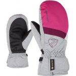 Ziener Levin Gtx mitten junior Dětské lyžařské palčáky, růžová – Zboží Dáma