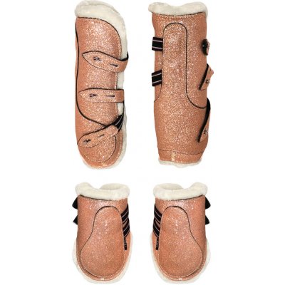 Blingyourhorse Sada kamaší SPARKLE ROSE GOLD – Zboží Dáma