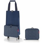 Reisenthel Foldabletrolley Herringbone dark blue – Zboží Mobilmania