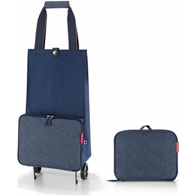 Reisenthel Foldabletrolley Herringbone dark blue – Zboží Mobilmania