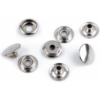 Kovové druky Ø15 mm (AM6) - sypané nikl nikl 100ks – Sleviste.cz