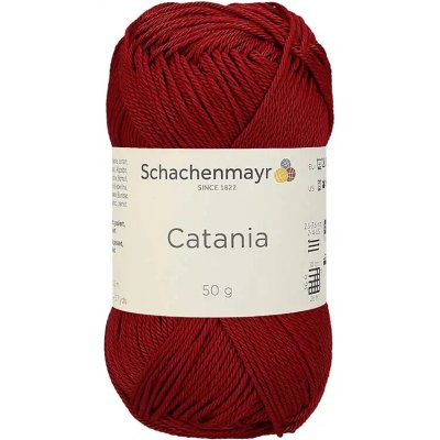 Schachenmayr Příze Catania 424 tmavší červená – Zboží Mobilmania