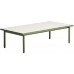 Kave Home Bílo-zelený zahradní stolek Maurina 61 x 122 cm – Hledejceny.cz