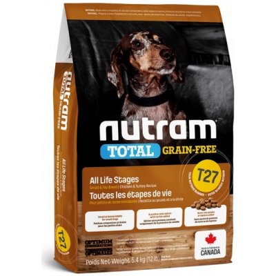 Nutram Total Grain Free Turkey Chicken Duck Dog small 2 kg