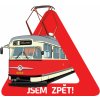 Magnetky pro děti Dopravní svět Magnetka tramvaj T2 pozor